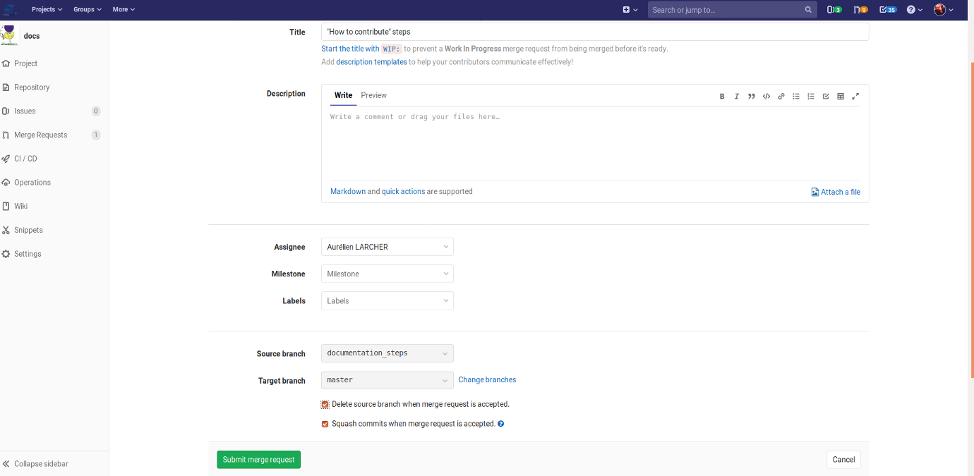 How to Docs step 5